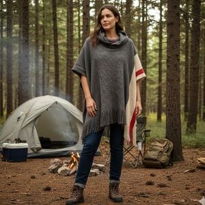 Roots Poncho One Size fits all